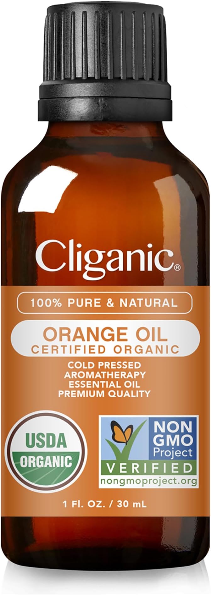 Cliganic Organic Sweet Orange Essential Oil, 1oz - Image 4