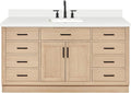 ARIEL Hepburn 67" Inch Oak Single Bathroom Vanity by Ariel