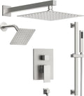 10" High-Pressure Rainfall Shower Faucet by EVERSTEIN