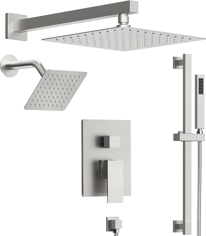10" High-Pressure Rainfall Shower Faucet by EVERSTEIN