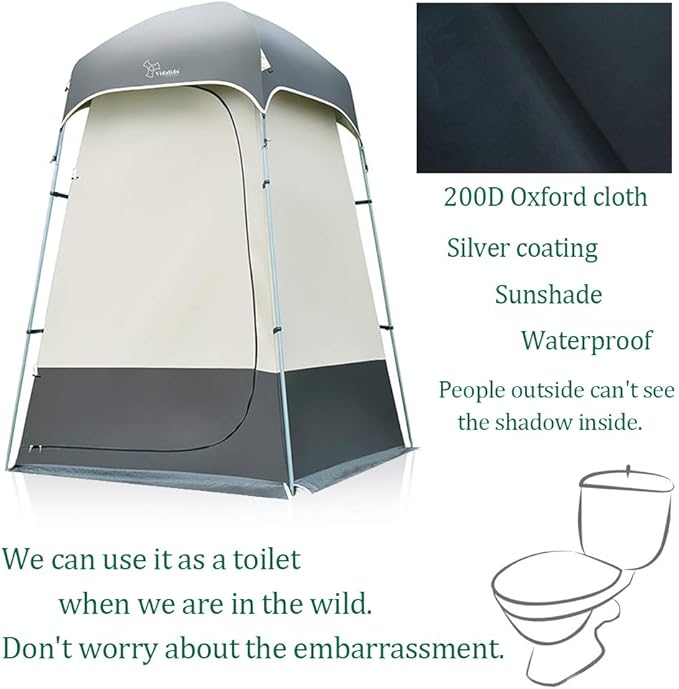 Outdoor Shower Tent Changing Room Privacy Portable Camping Shelters - Image 4