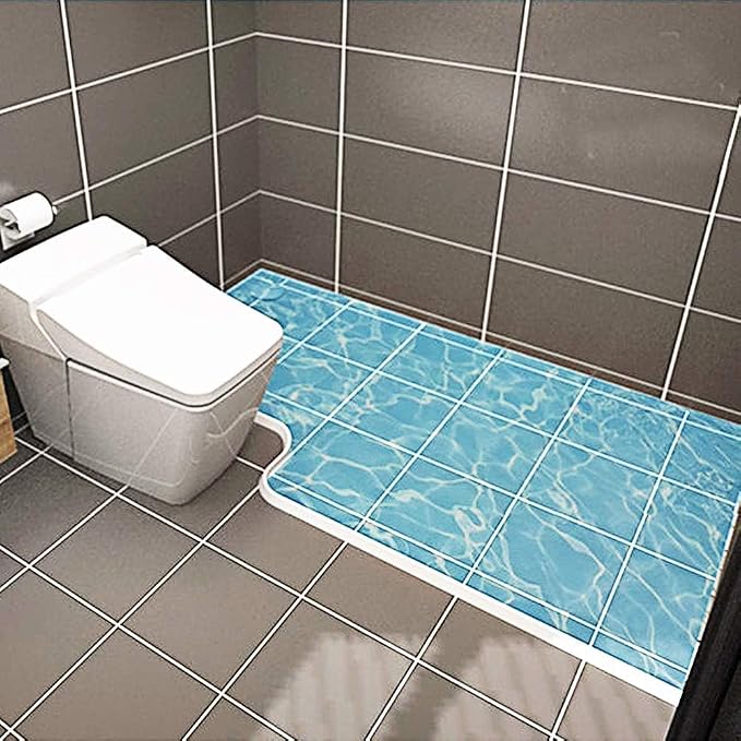 Duzzy 118 Inch Collapsible Shower Threshold Water Dam, Suitable - Image 5