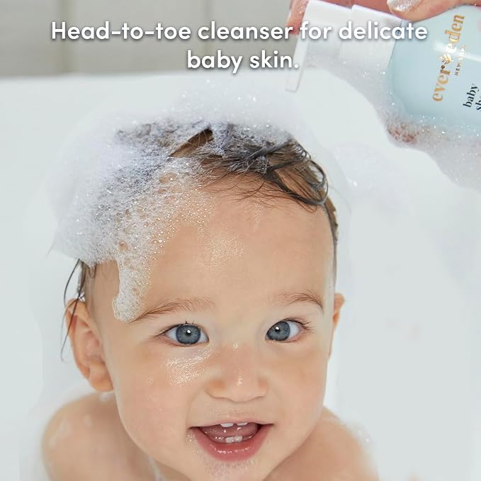 Evereden Baby Shampoo & Body Wash 2-in-1, 8.5 fl oz | Gentle, Fragrance-Free - Image 7