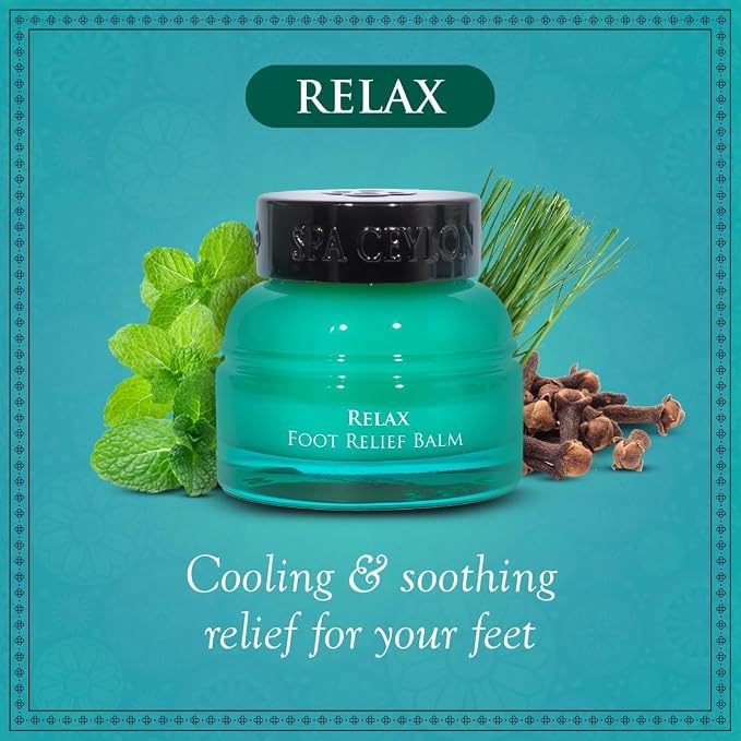 SPA CEYLON RELAX Foot Relief Balm | Instant Cooling & Soothing | relief - Image 7