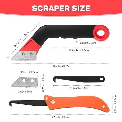 11 Pack Grout Removal Tool Kit, 2 Tile Grout Saws - Image 2