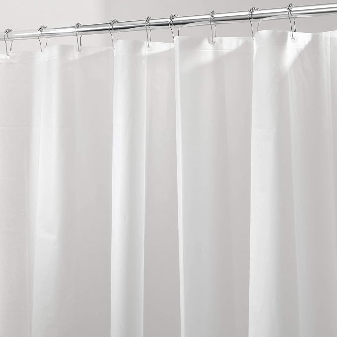 Clawfoot Tub Shower Curtain 180x60 Inch Frosted Liner All Warp Around Extra - Image 3