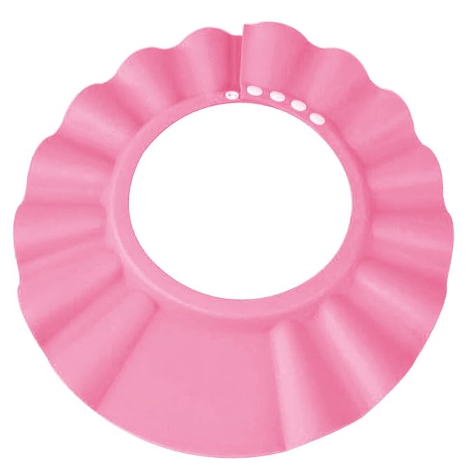 Baby Shower Cap Soft Adjustable Baby Bath Head Cap Visor - Image 2