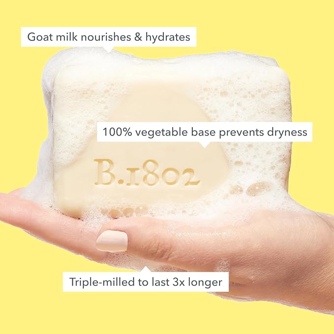 Beekman 1802 Goat Milk Body Soap Bar, Sunshine Lemon - Image 2