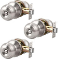 KNOBWELL 3 Pack Privacy Door Knob by KNOBWELL