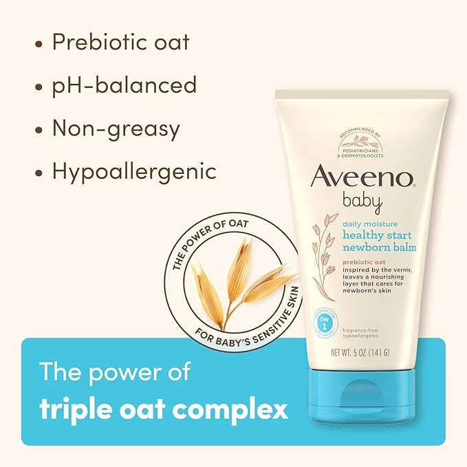 Bundle of Aveeno Baby Healthy Start Newborn Wash, Hypoallergenic Baby Body Wash - Image 6
