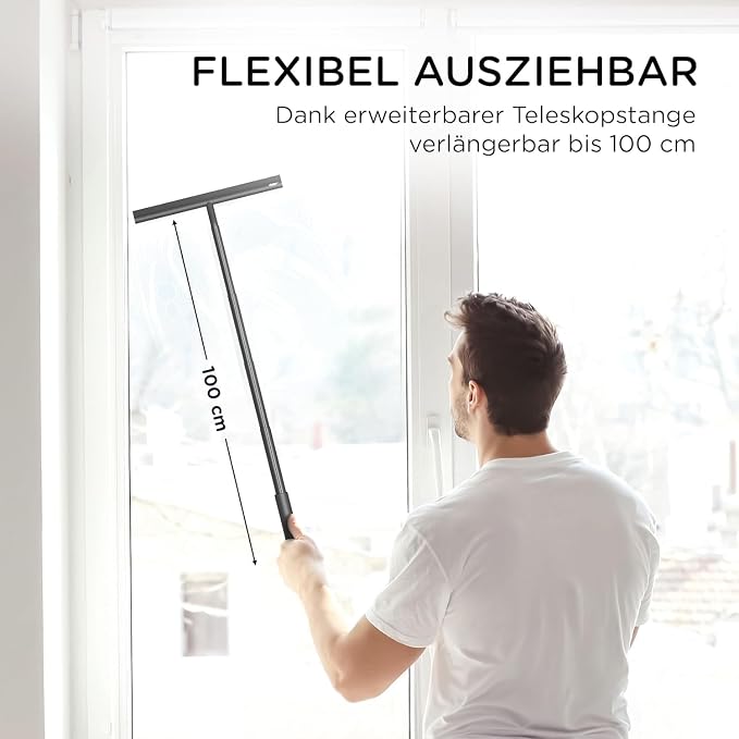 Professional Shower Squeegee for Glass Doors, 12 Inch Squeegee for Shower Glass - Image 4