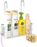 YQh hanging shower rack, bathroom storage rack, shampoo bracket, the back hook by YQh