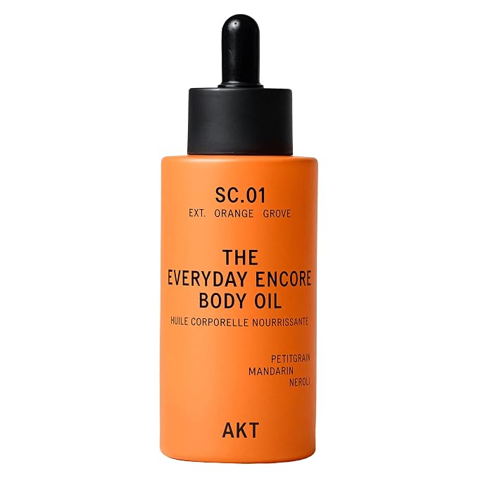 AKT Everyday Encore Body Oil 3.4 Fl Oz, SC.01 Orange Grove Scent, Dry Body Oil by Akt