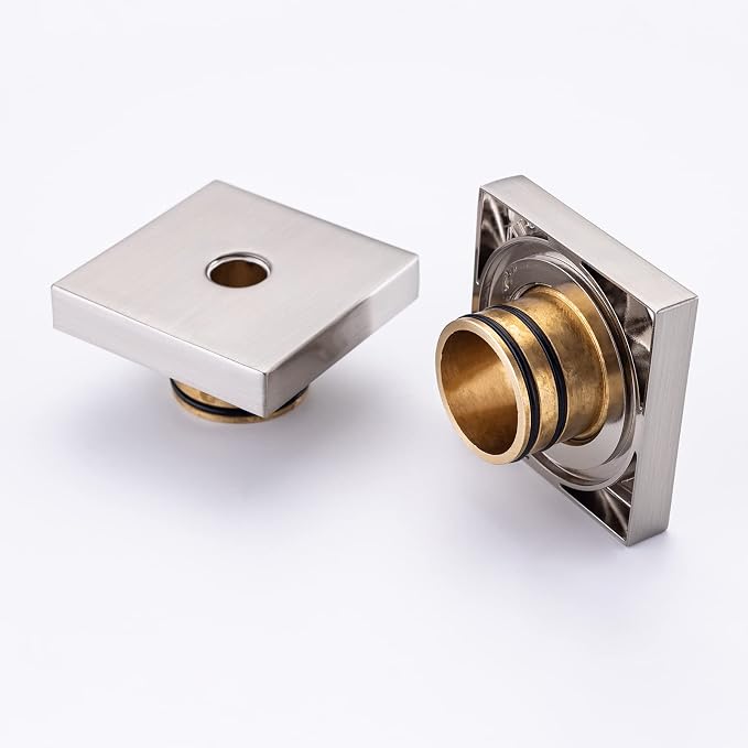 Brass Wall Faucet Brushed Nickel Wall Mounted Bathroom Faucet, Wall Mount - Image 9