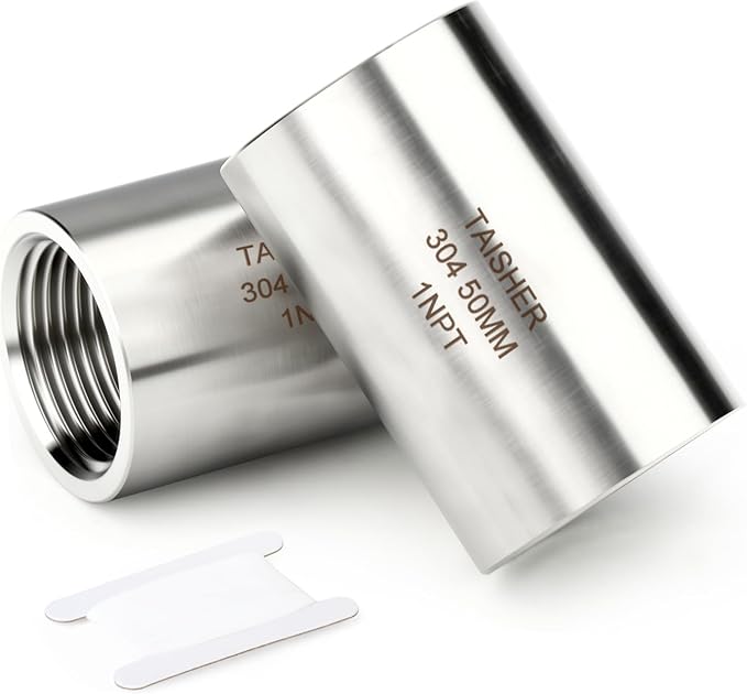 TAISHER 2PCS Stainless Steel Pipe Fittings by TAISHER