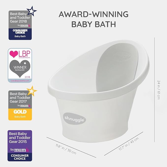 Shnuggle Newborn Bath Essentials Bundle | Baby Bath - Image 3