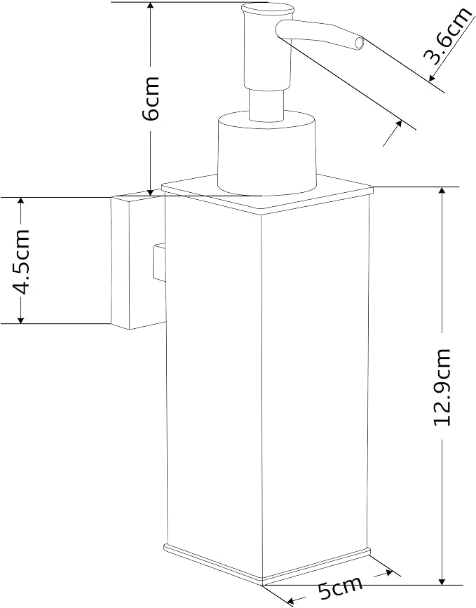 BGL Soap Dispenser Stainless Steel 304 Wall Mount Gold Liquid and Soap Dispenser - Image 5
