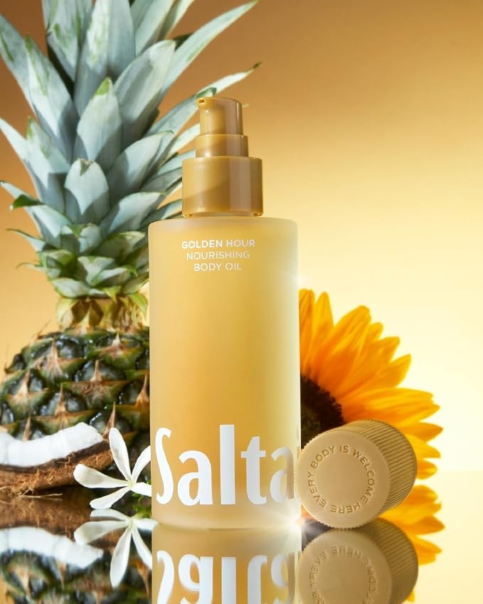 Saltair Body Oil. Luxurious Golden Hour After Shower and Bath Oil Moisturizer - Image 2