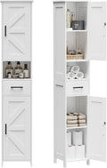 Homhedy 67" H Tall Bathroom Storage Cabinet by Homhedy