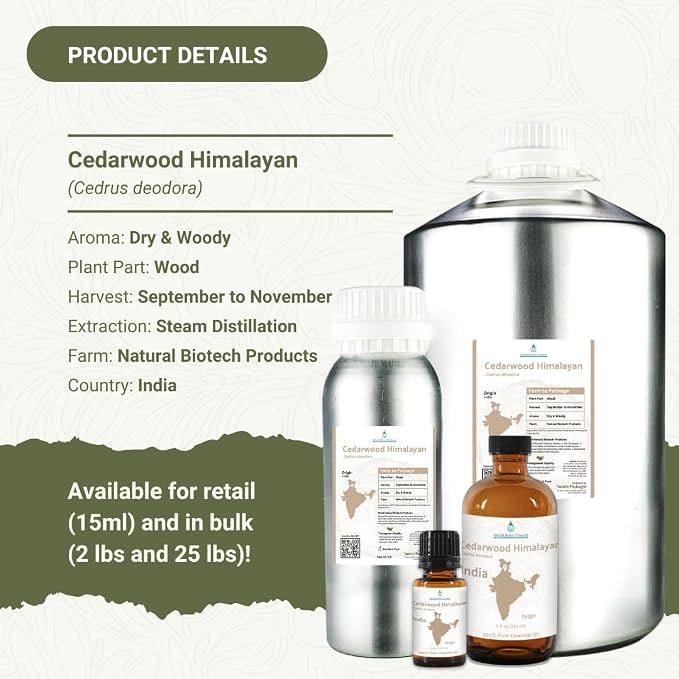 Cedarwood Himalayan Essential Oil - Image 5