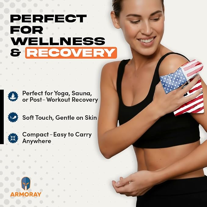 ARMORAY Sweat Absorbing Towel Handkerchief – Quick-Dry Microfiber Gym Towels - Image 5