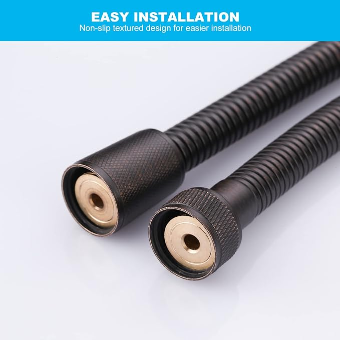 63 Inches Shower Hose Oil-Rubbed Bronze Finished, ALEASHA SUS 304 Stainless - Image 5