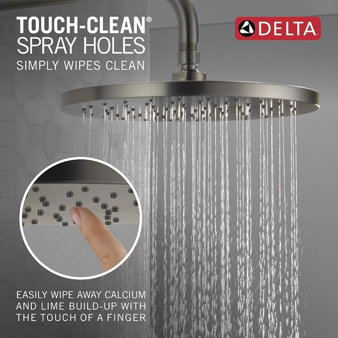 Delta Faucet Modern Raincan Round Single-Function Tub and Shower Trim Kit - Image 6