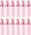 Lil Ray 2 Oz Empty Light Pink Foam Pump Bottle, Travel Foamer Soap Dispenser by LilRay