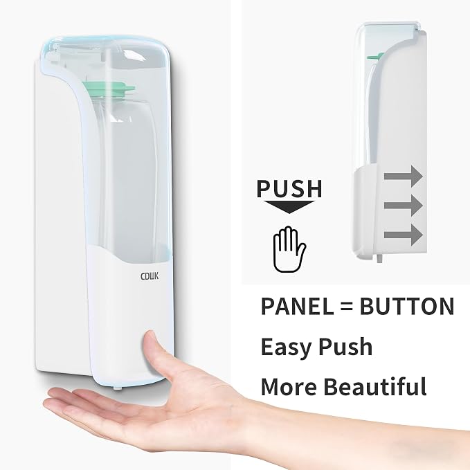 Hand Soap Dispenser Wall Mount, 10fl.oz/300ml Liquid Soap Dispenser Bathroom - Image 2