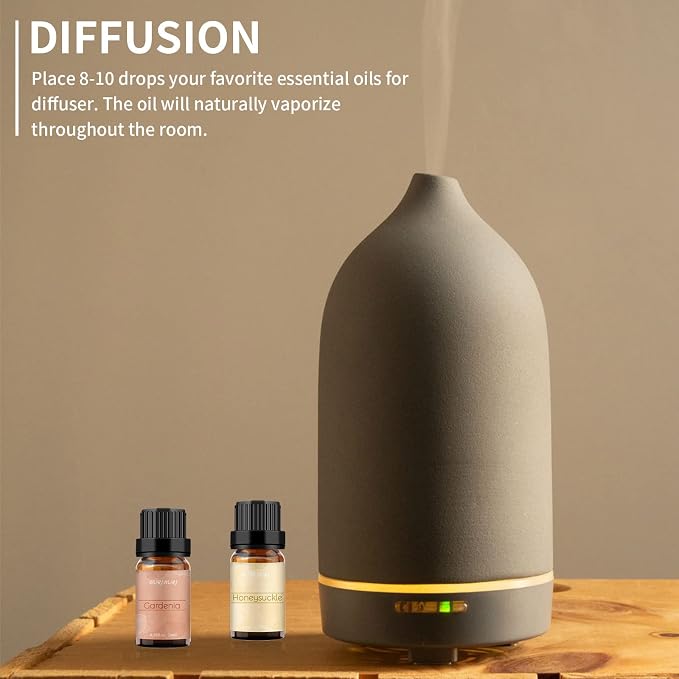 BURIBURI Honeysuckle and Gardenia Essential Oil Set, 100% Pure, Natural - Image 6