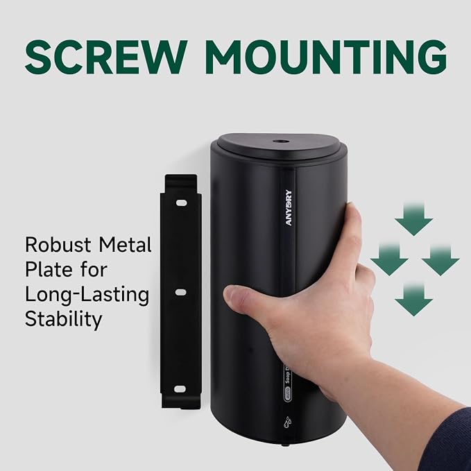 29fl.oz/850ml Commercial Automatic Liquid Soap Dispenser Wall-Mounted Large - Image 4