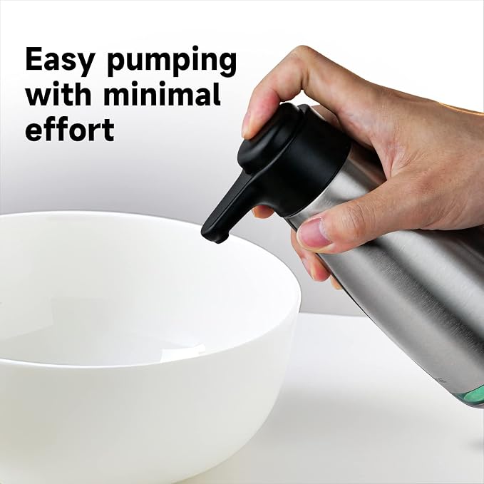 AIKE 15fl.oz Stainless Steel Liquid Soap Dispenser - Image 3
