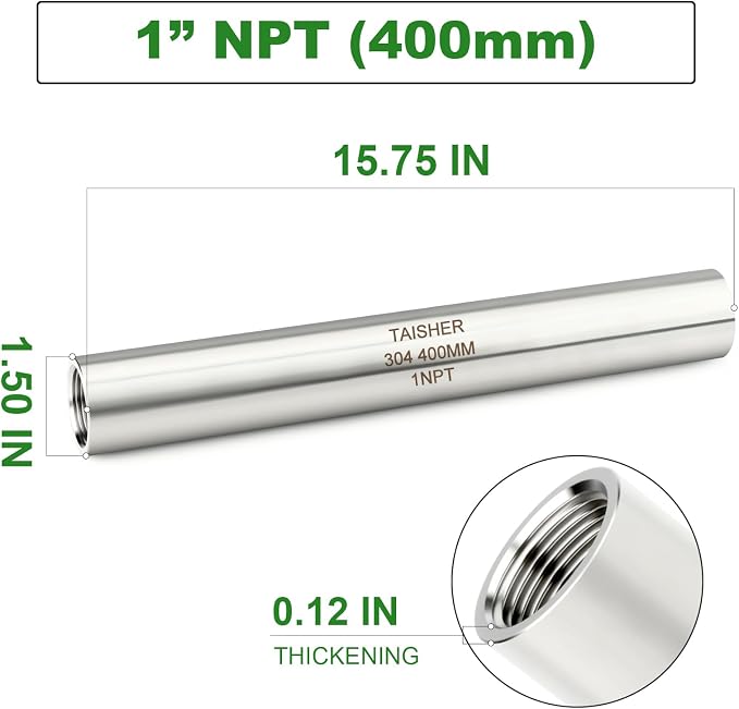 TAISHER 1PCS Stainless Steel Pipe Fittings - Image 2