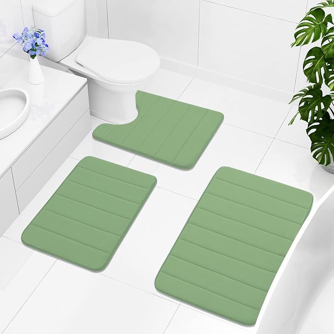 Buganda Memory Foam Bath Mat, 35.4" x 24", Ultra Soft and Non-Slip Bathroom Rugs - Image 8