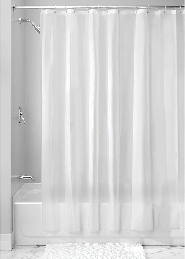 Clawfoot Tub Shower Curtain 180x60 Inch Frosted Liner All Warp Around Extra - Image 4