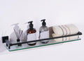 Glass Shelf for Bathroom Wall Sheves 24 inch Rectangular Stainless Steel by SFGSOWOR