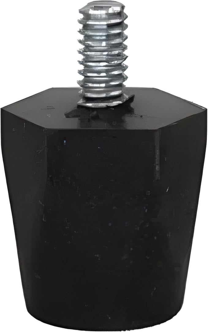OCS Parts Adjustable Rubber Bumper Feet, 1/4-20 Thread, Solid Rubber - Image 6