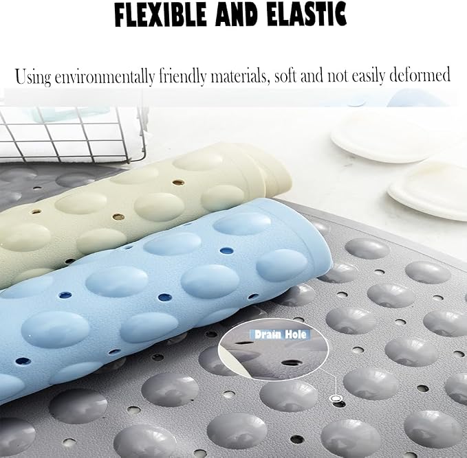 Mrcrypos Corner Shower Mats 31 x 31 Inches Bath Mat - Image 6