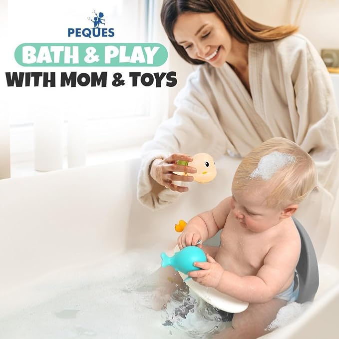 Baby Bath Seat for Babies 6 Months & Up Sitting Up | Non-Slip Bath Seat - Image 6