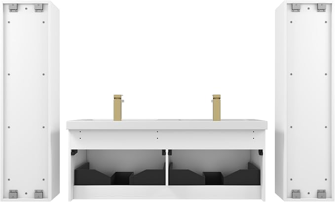 Blossom 48 Inch Double Sink Bathroom Vanity - Image 9