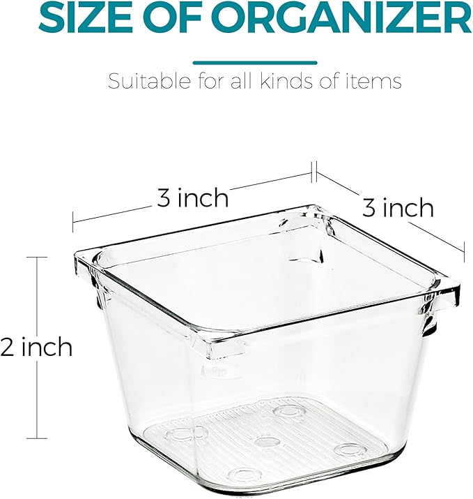 8 Pack Drawer Organizer - Image 2