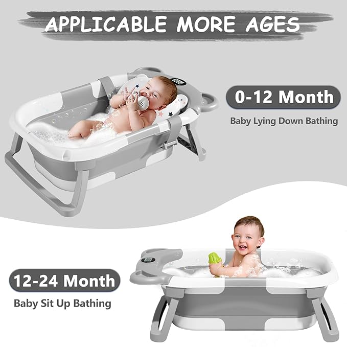 MoreFeel Collapsible Baby Bathtub - Image 3