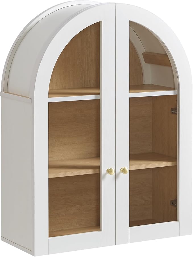 Bathroom Arched Wall Cabinet, 23.5'' Wide Medicine Cabinet, Bathroom Cabinet - Image 8