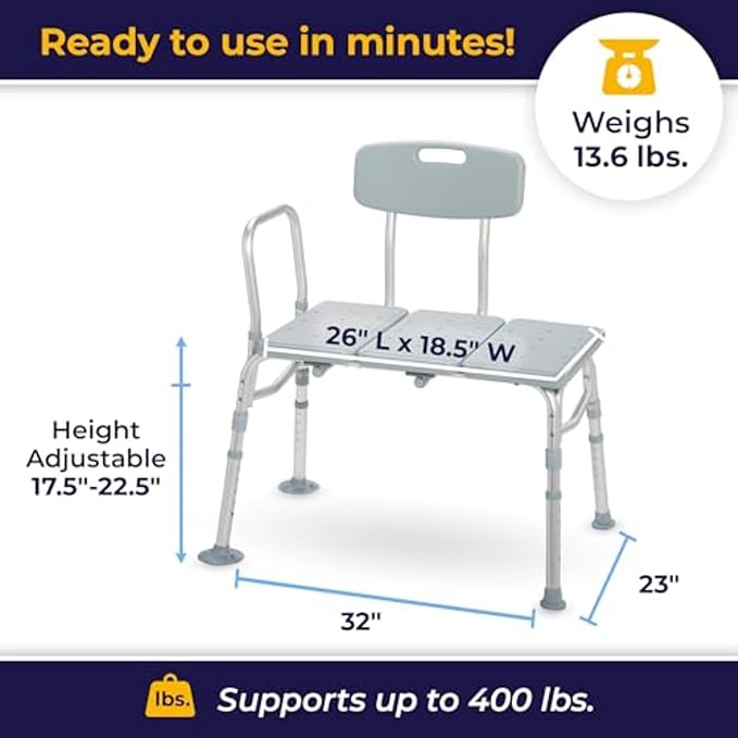 Drive Medical Tub Transfer Bench - Image 4