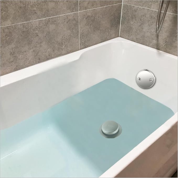 Brushed 1-1/2" Tubular Bath Drain Kit - Image 2