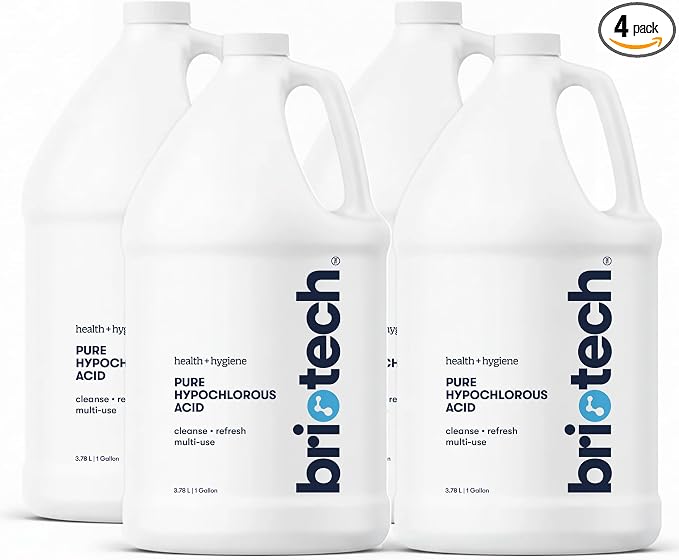 BRIOTECH Pure Hypochlorous Acid Cleanser, Original Premium HOCl Topical Solution by BRIOTECHUSA