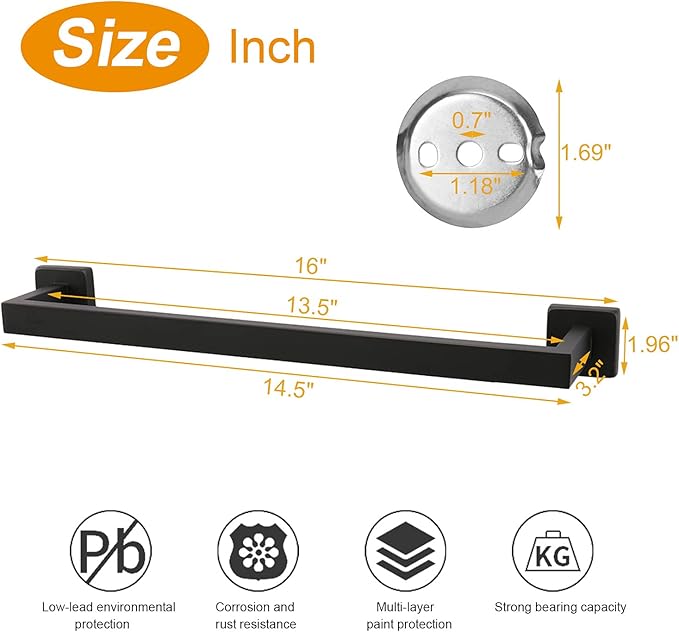 TocTen Bath Towel Rack - Image 2