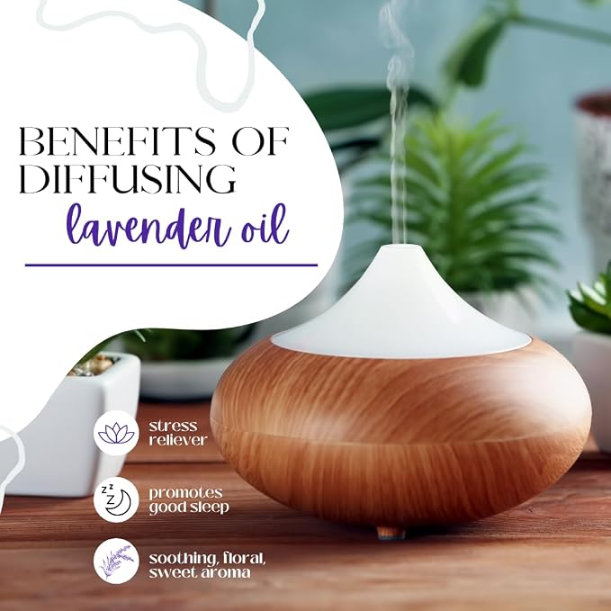 GreenHealth Lavender Essential Oil – 16 fl oz Amber Glass Bottle – 100% Pure & - Image 3
