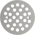 4-1/4” Round Shower Drain Cover, Screw-in Shower Drain Strainer, by Rixid