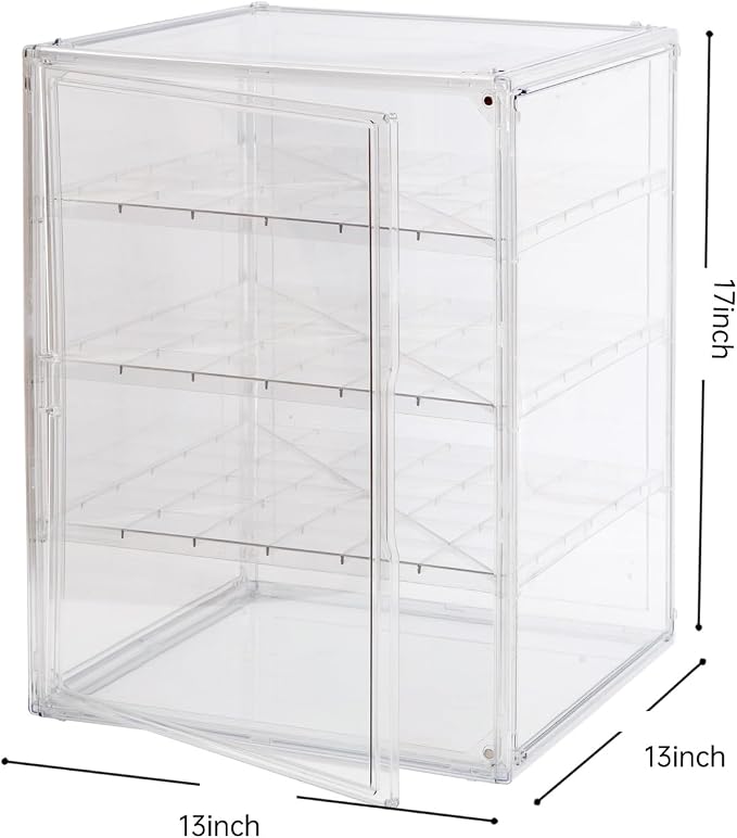 3X-Large 4 Tiers 17.7"X13"X13" Acrylic Display Case - Image 2